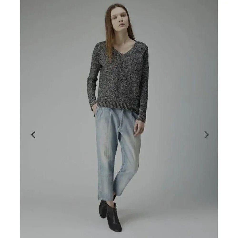 Rag & Bone Jackie Pullover Wool Blend Ribbed Knit Sweater Size Medium
